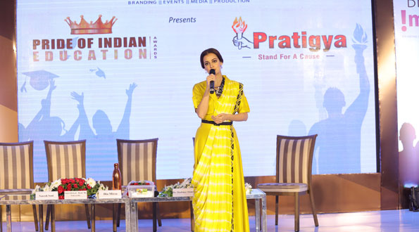 Brands Impact, Pride of Indian Education
Awards, PIE, Award, Opening, D�a mirza, Pratigya, Pratigya Stand For A Cause